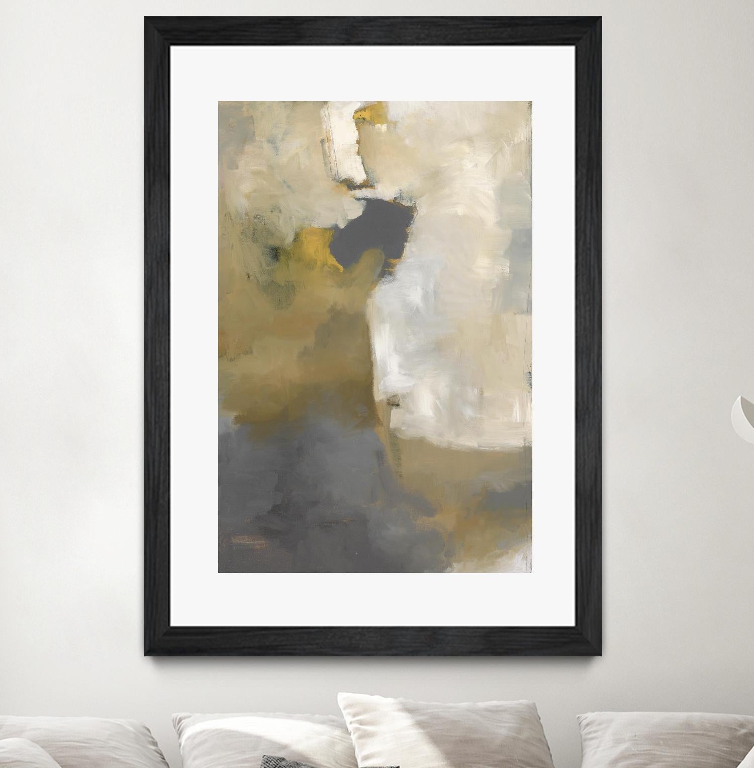 Out the Window by Daleno Art on GIANT ART - beige abstract abstract