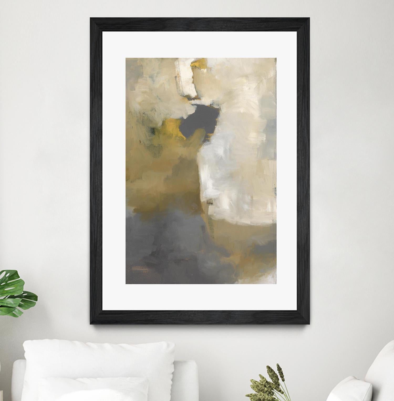 Out the Window by Daleno Art on GIANT ART - beige abstract abstract