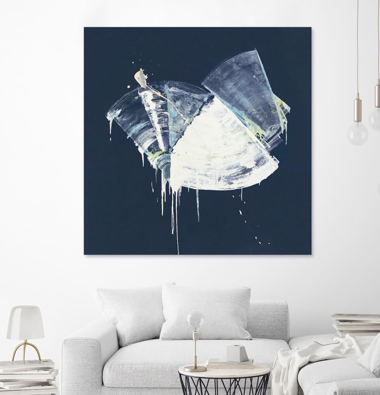 Bells in Motion by Daleno Art on GIANT ART - green abstract abstrait