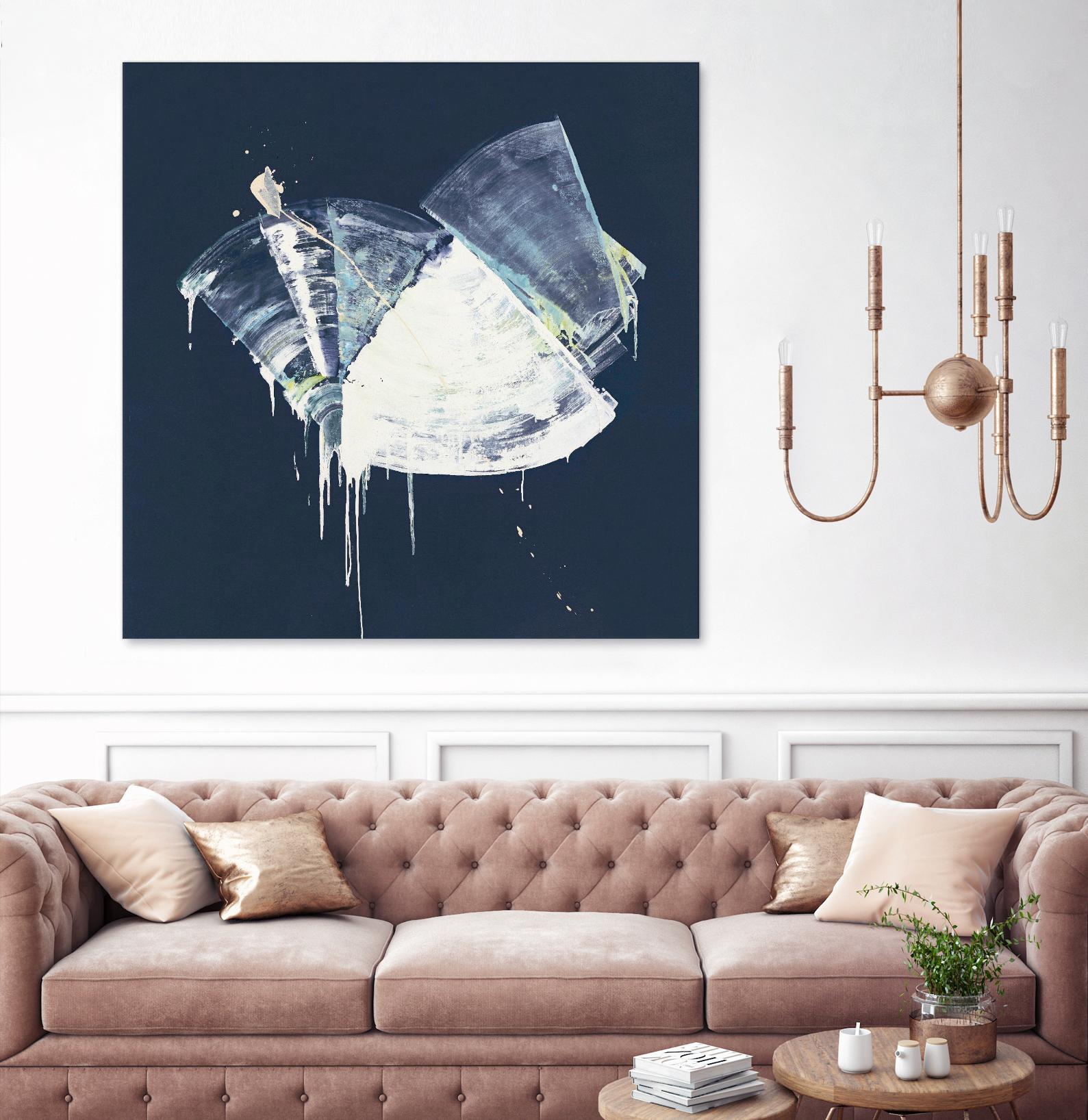 Bells in Motion by Daleno Art on GIANT ART - green abstract abstrait