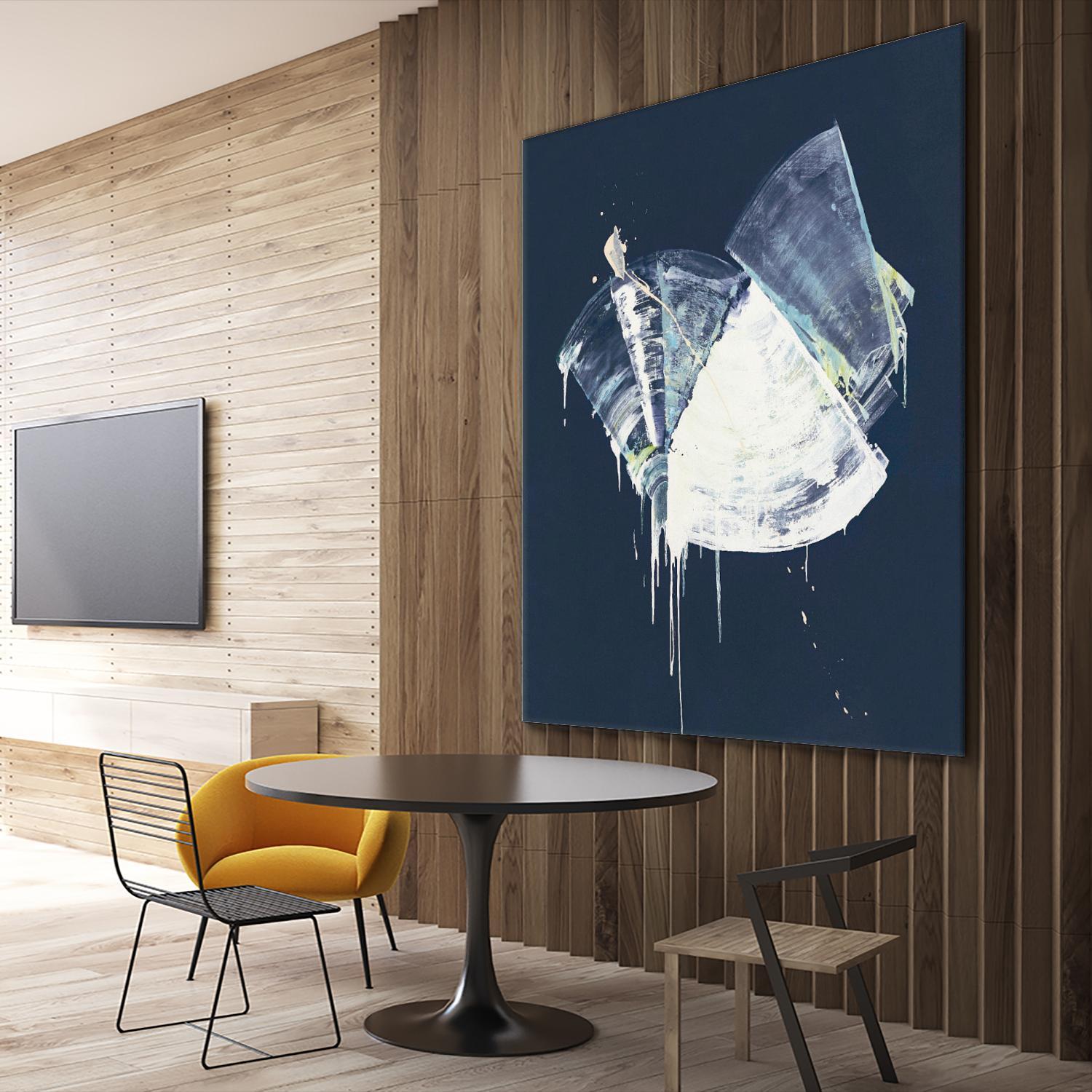 Bells in Motion by Daleno Art on GIANT ART - green abstract abstrait