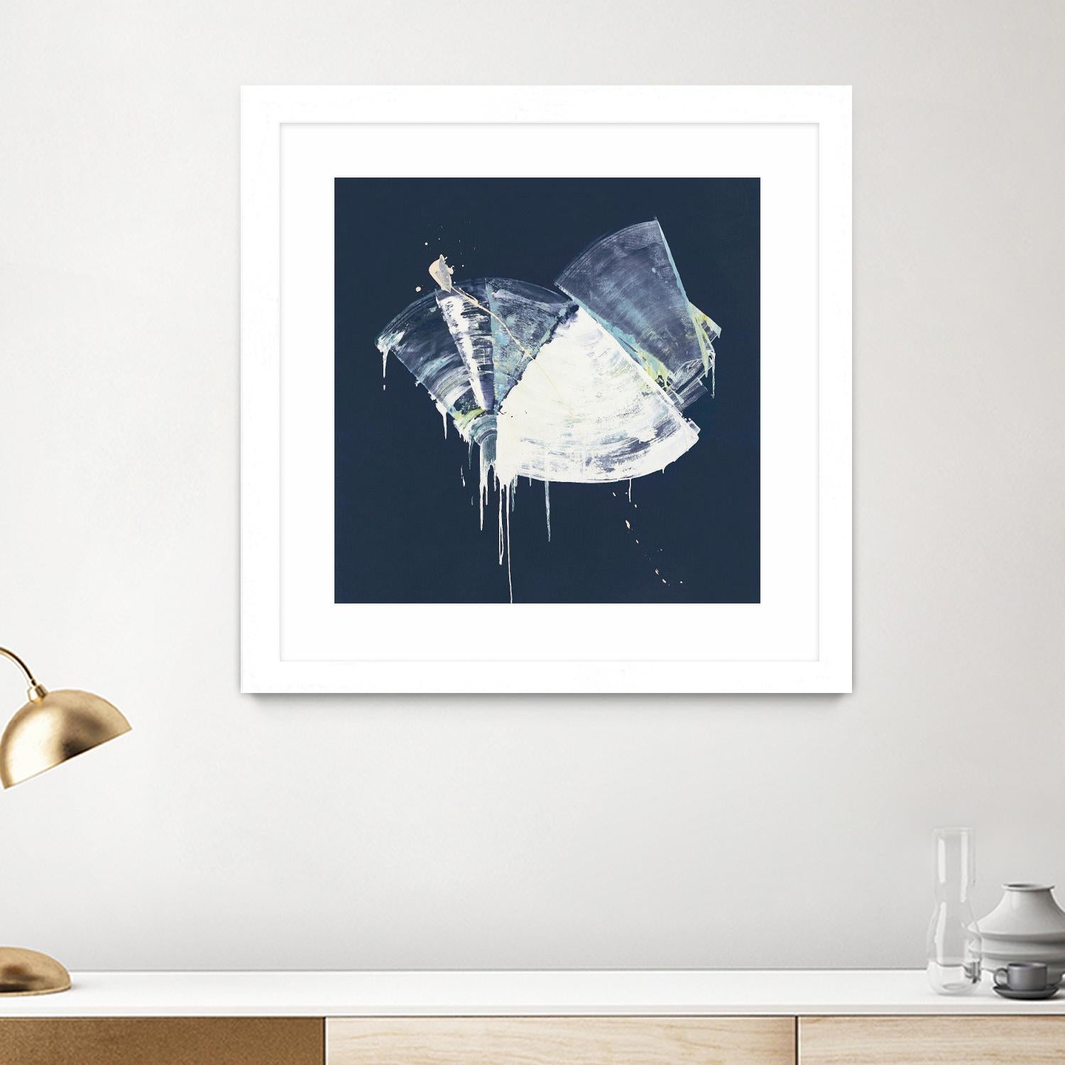 Bells in Motion by Daleno Art on GIANT ART - green abstract abstrait