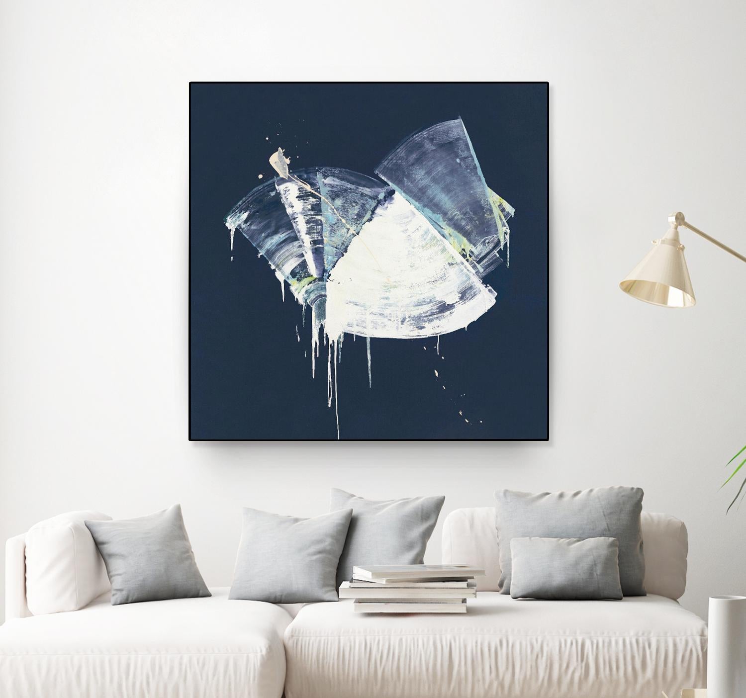 Bells in Motion by Daleno Art on GIANT ART - green abstract abstrait