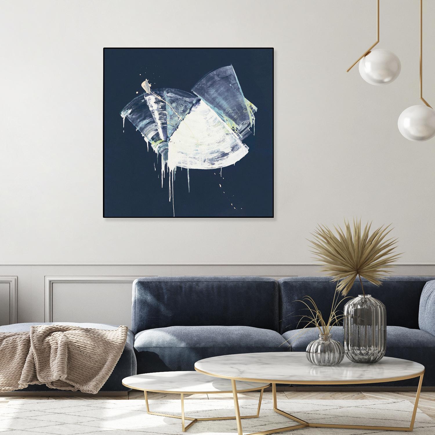 Bells in Motion by Daleno Art on GIANT ART - green abstract abstrait