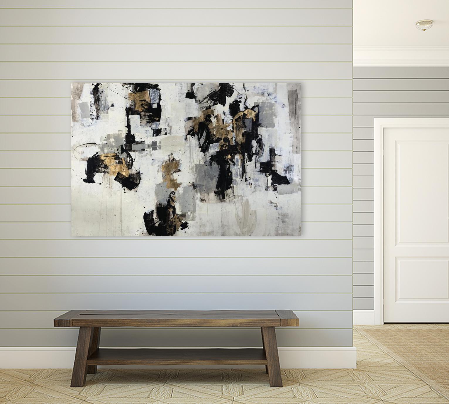 Gold Gloved Boxer by Daleno Art on GIANT ART - gold abstract abstract