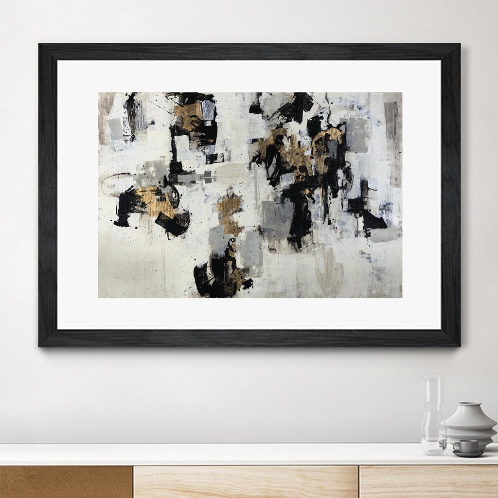Gold Gloved Boxer by Daleno Art on GIANT ART - gold abstract abstract