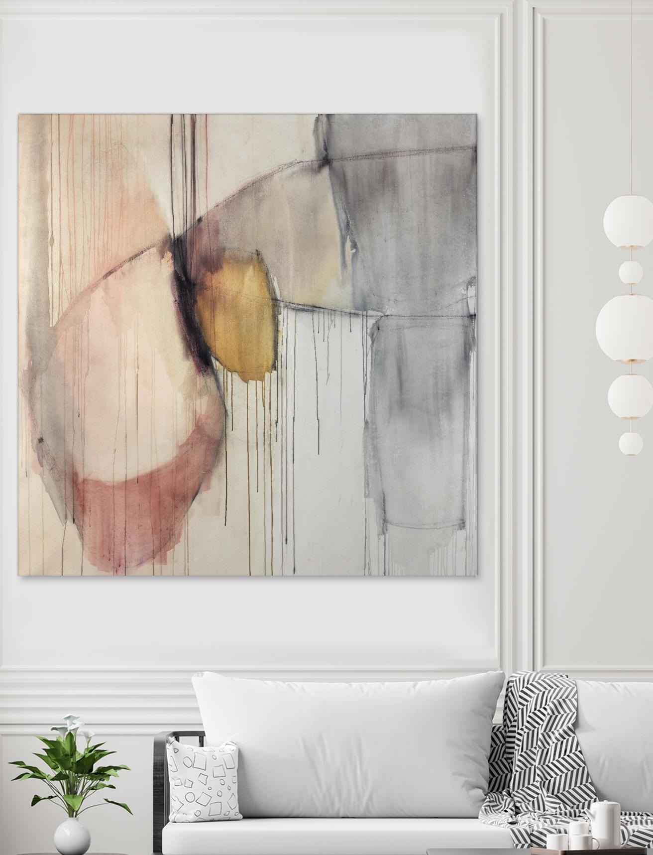 Trapped Silence by Daleno Art on GIANT ART - beige abstract abstrait