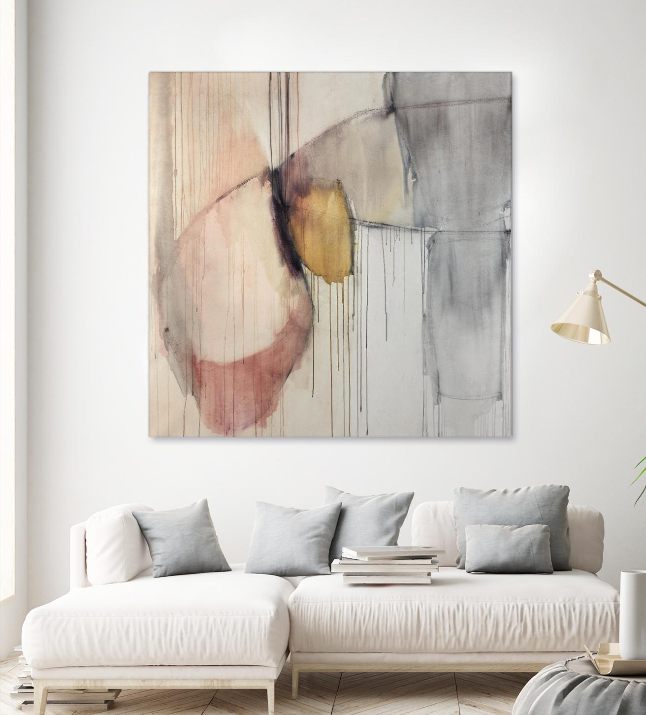 Trapped Silence by Daleno Art on GIANT ART - beige abstract abstrait