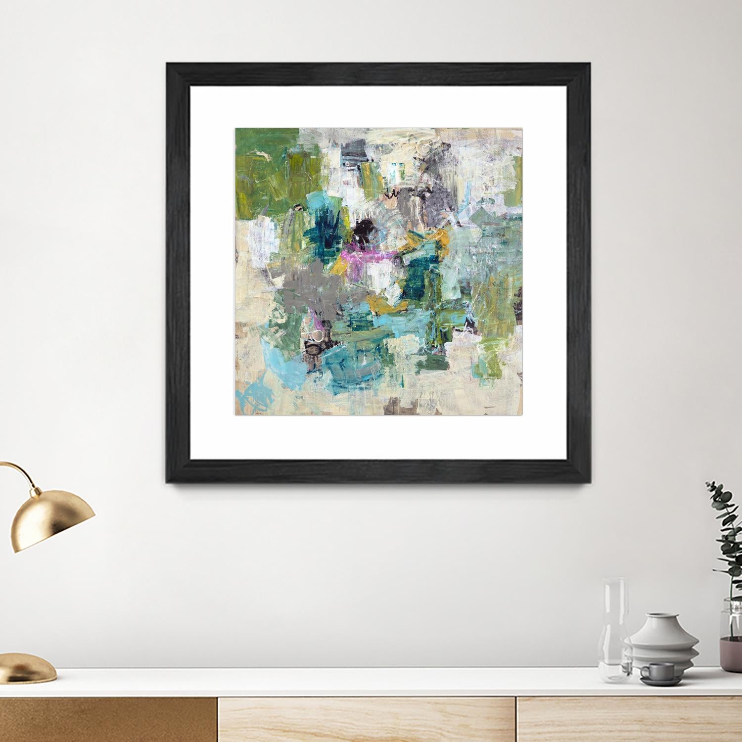 Break the Intrusion by Daleno Art on GIANT ART - beige abstract abstrait