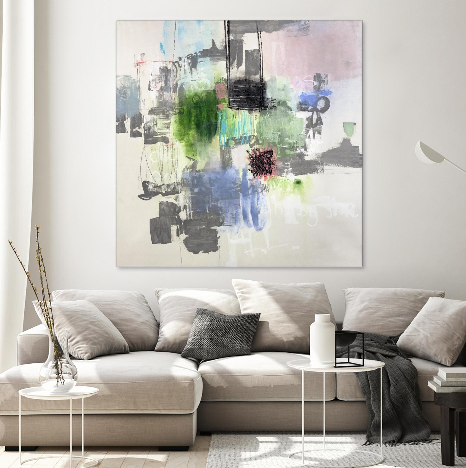 Uncontained by Daleno Art on GIANT ART - grey abstract abstrait