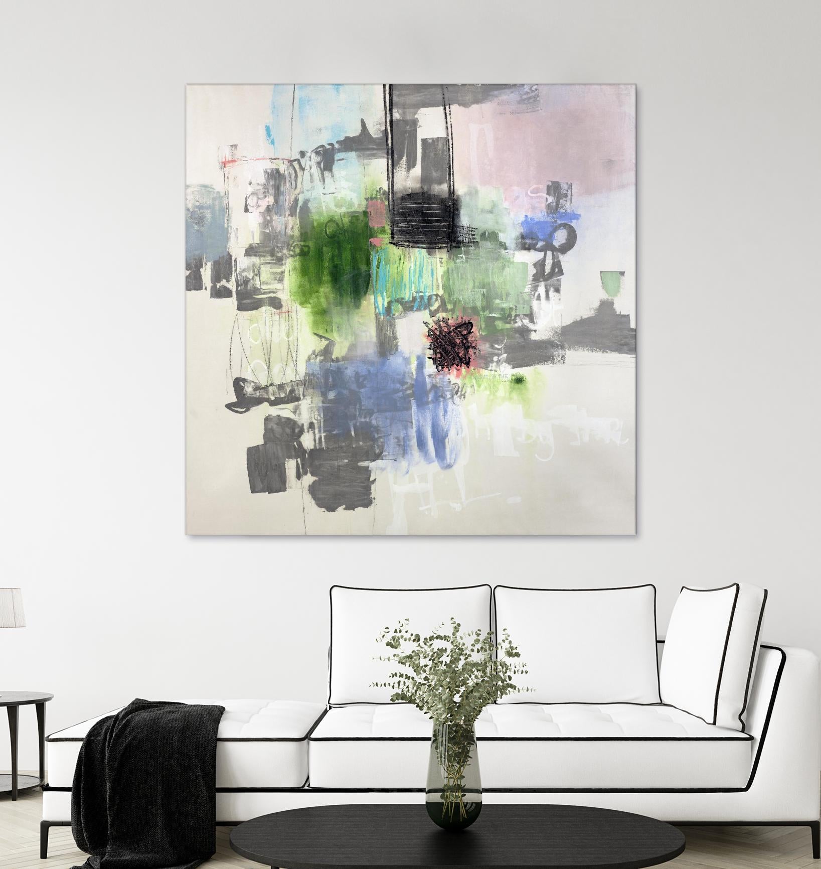 Uncontained by Daleno Art on GIANT ART - grey abstract abstrait