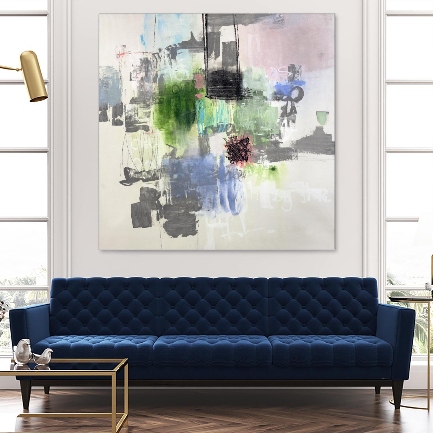 Uncontained by Daleno Art on GIANT ART - grey abstract abstrait