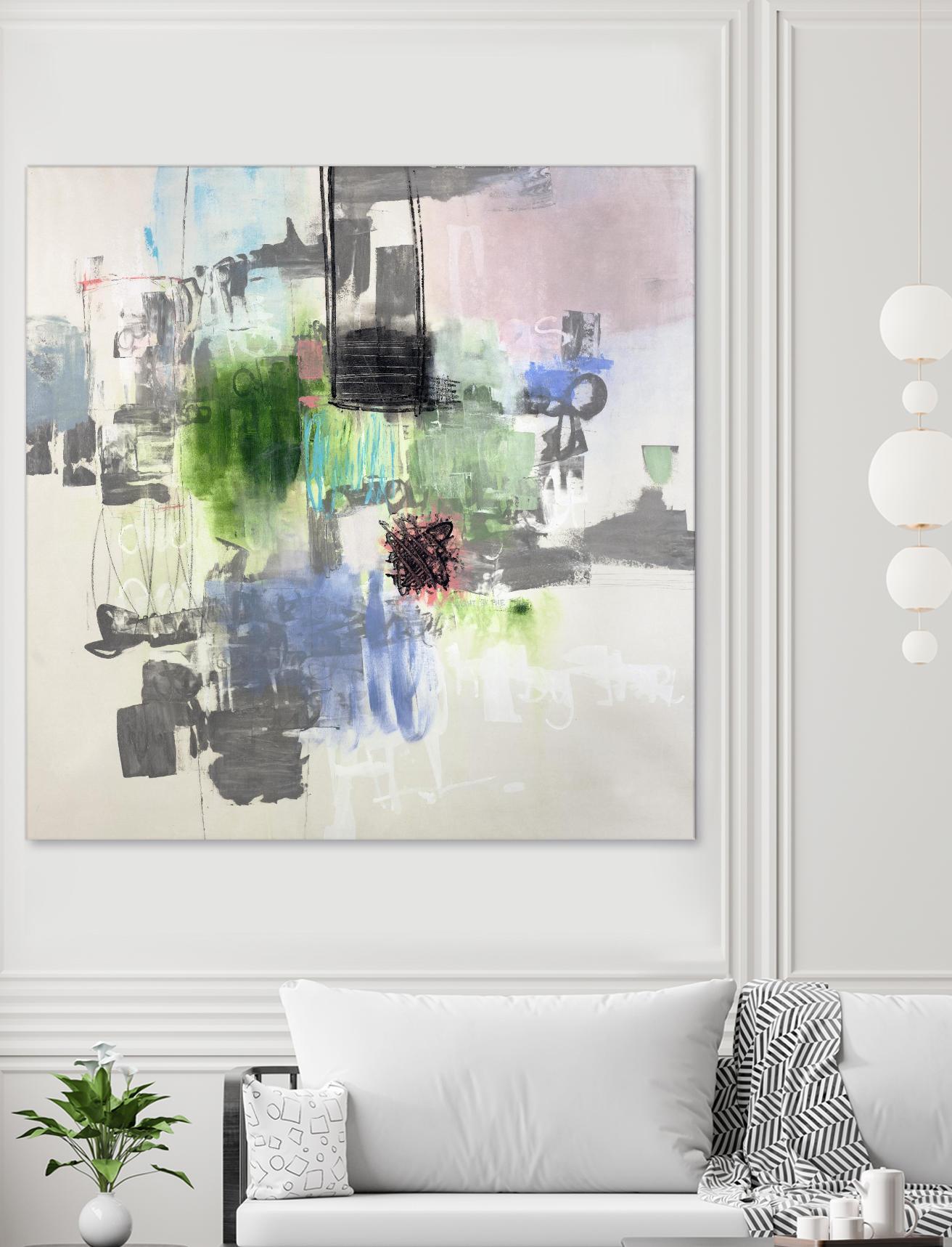 Uncontained by Daleno Art on GIANT ART - grey abstract abstrait