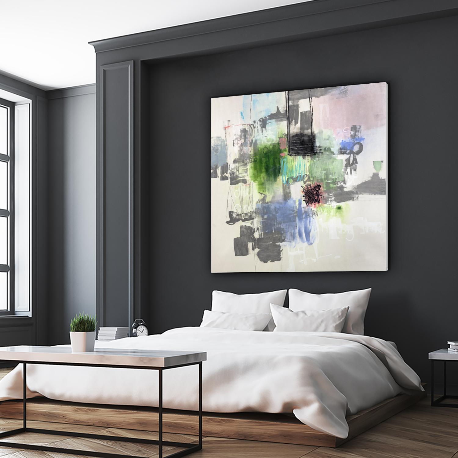 Uncontained by Daleno Art on GIANT ART - grey abstract abstrait