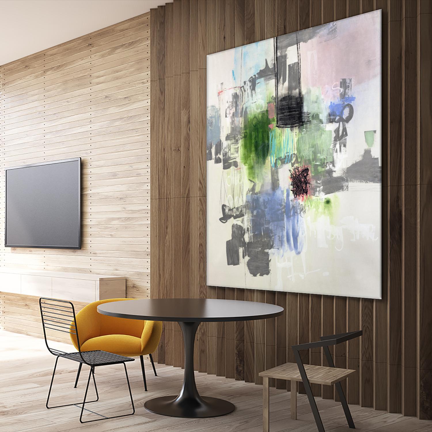 Uncontained by Daleno Art on GIANT ART - grey abstract abstrait