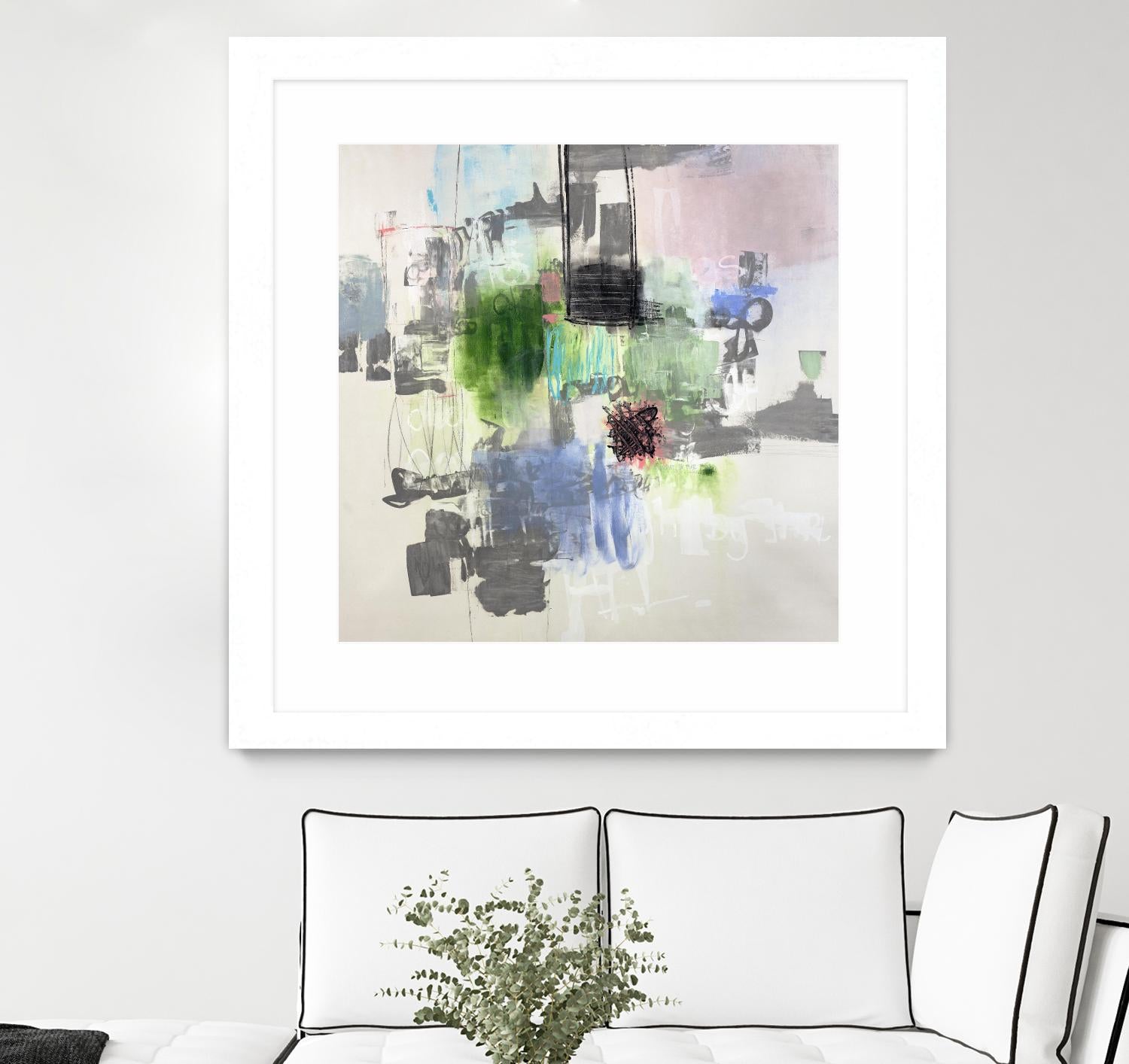 Uncontained by Daleno Art on GIANT ART - grey abstract abstrait
