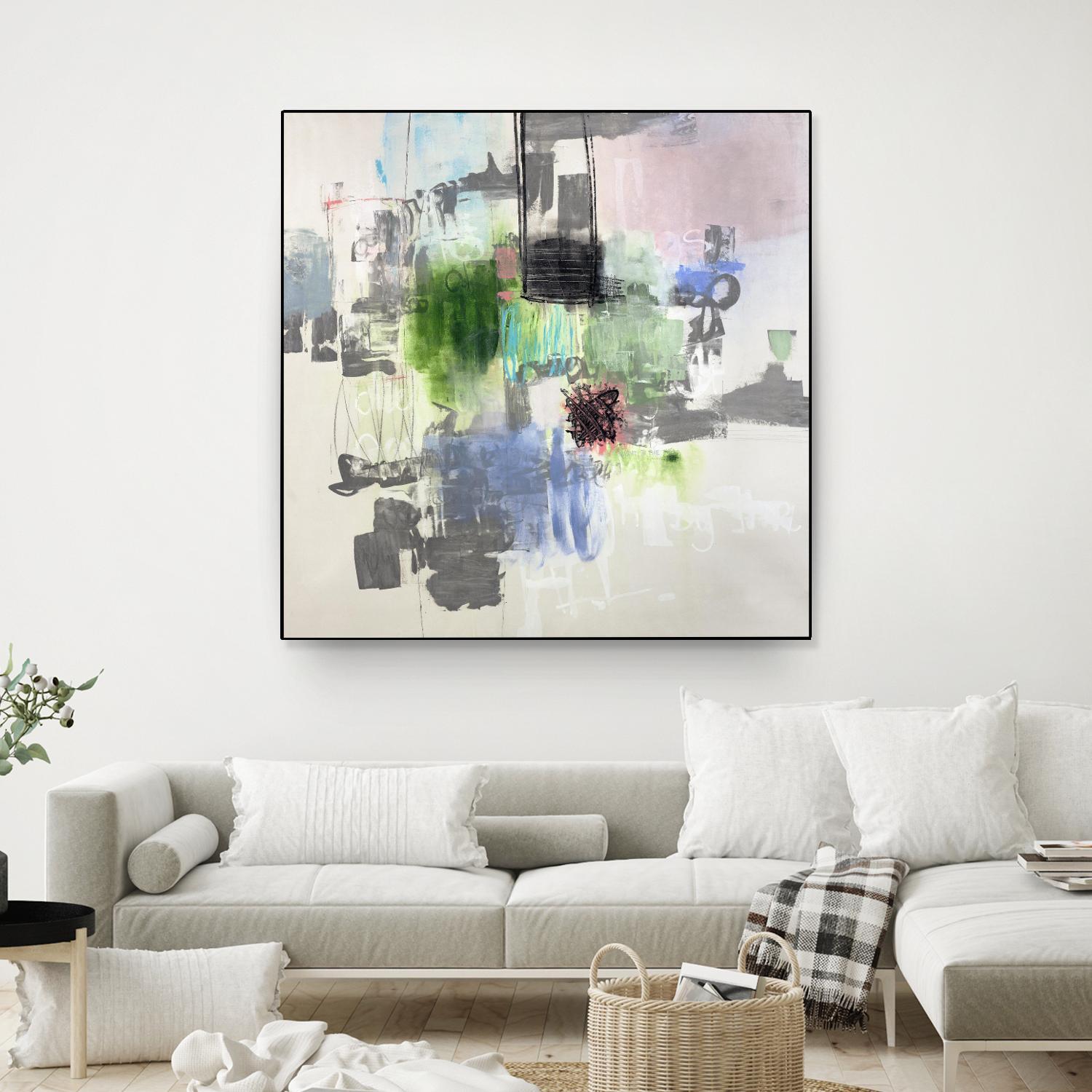 Uncontained by Daleno Art on GIANT ART - grey abstract abstrait