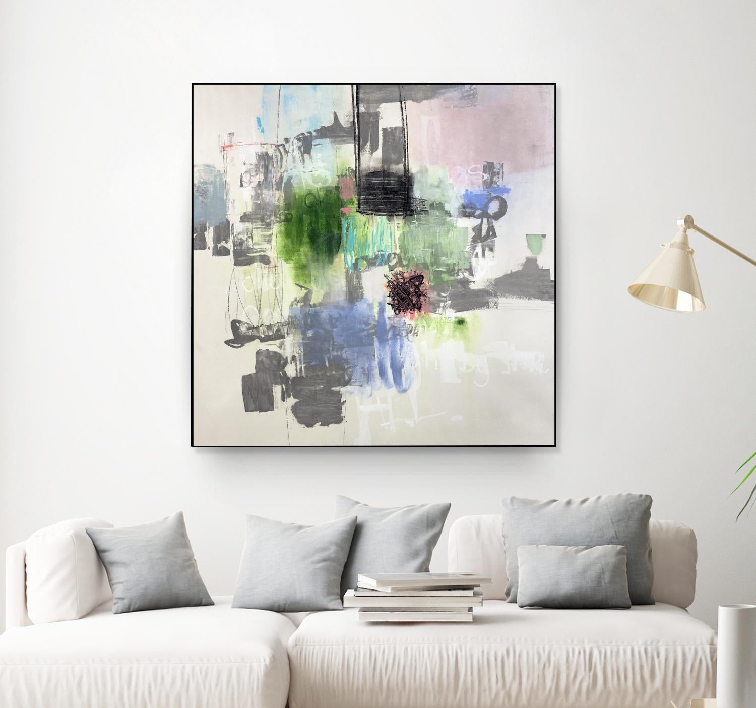 Uncontained by Daleno Art on GIANT ART - grey abstract abstrait