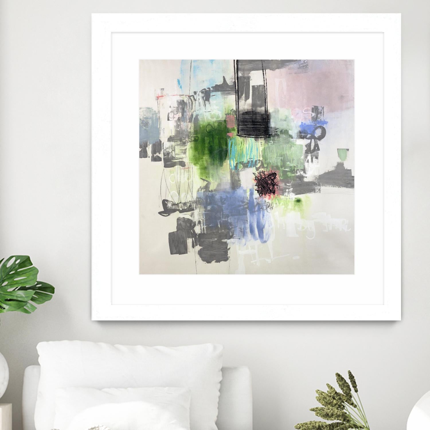 Uncontained by Daleno Art on GIANT ART - grey abstract abstrait