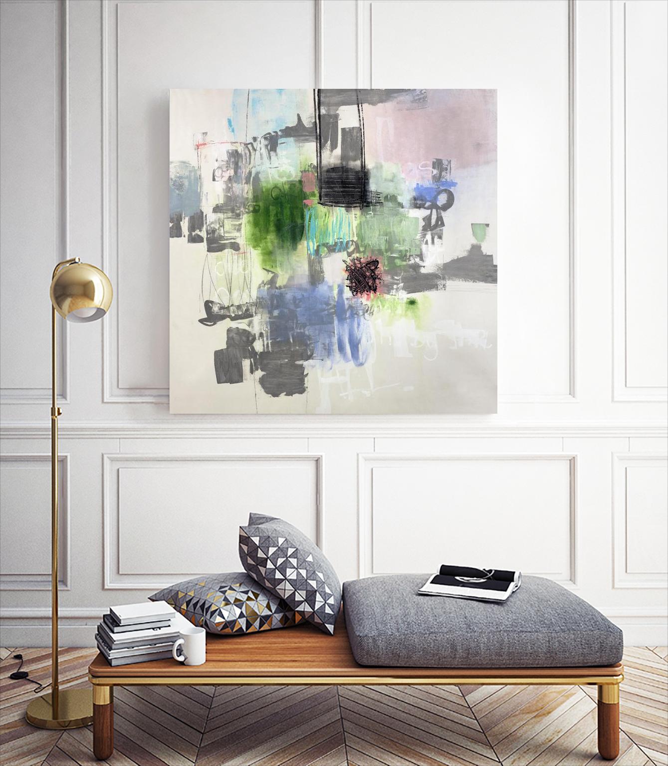 Uncontained by Daleno Art on GIANT ART - grey abstract abstrait