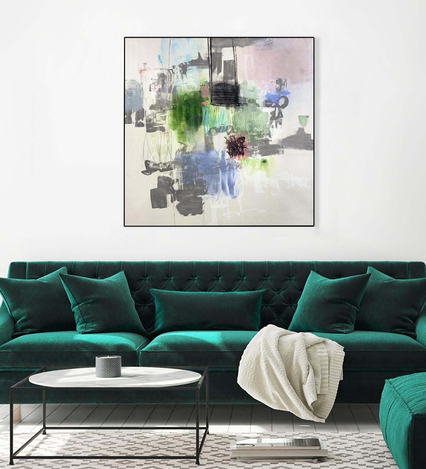 Uncontained by Daleno Art on GIANT ART - grey abstract abstrait