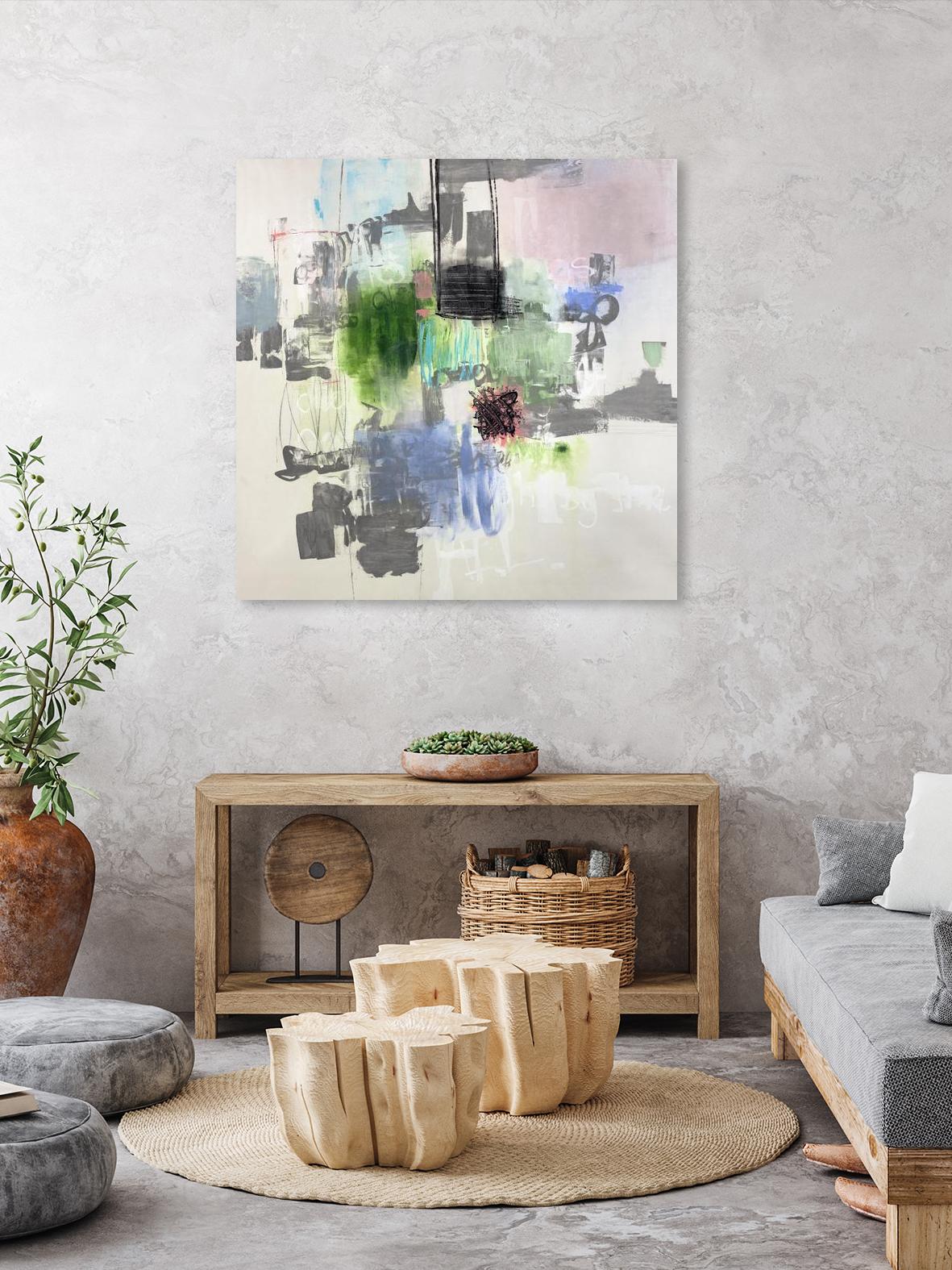 Uncontained by Daleno Art on GIANT ART - grey abstract abstrait