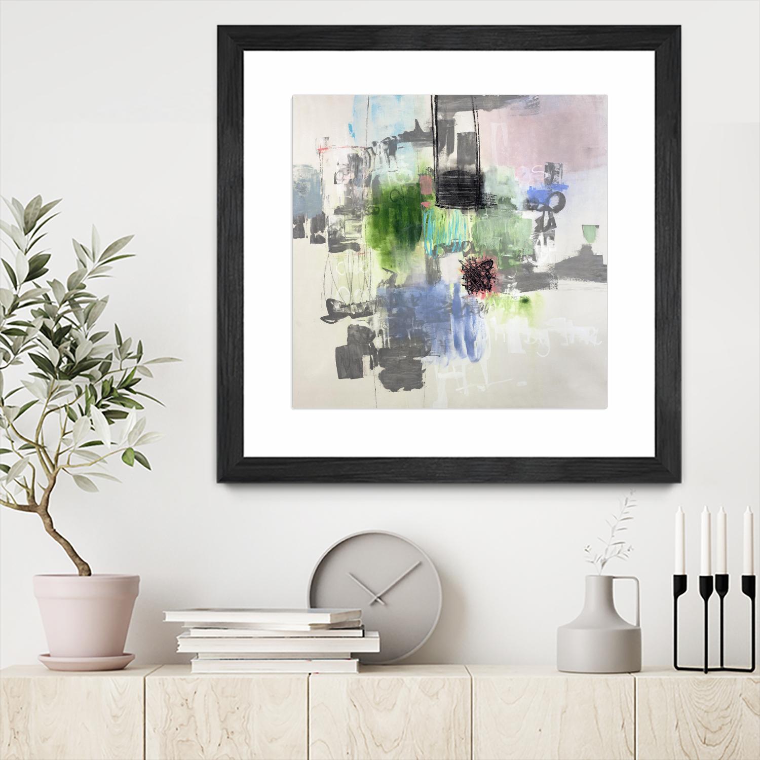 Uncontained by Daleno Art on GIANT ART - grey abstract abstrait