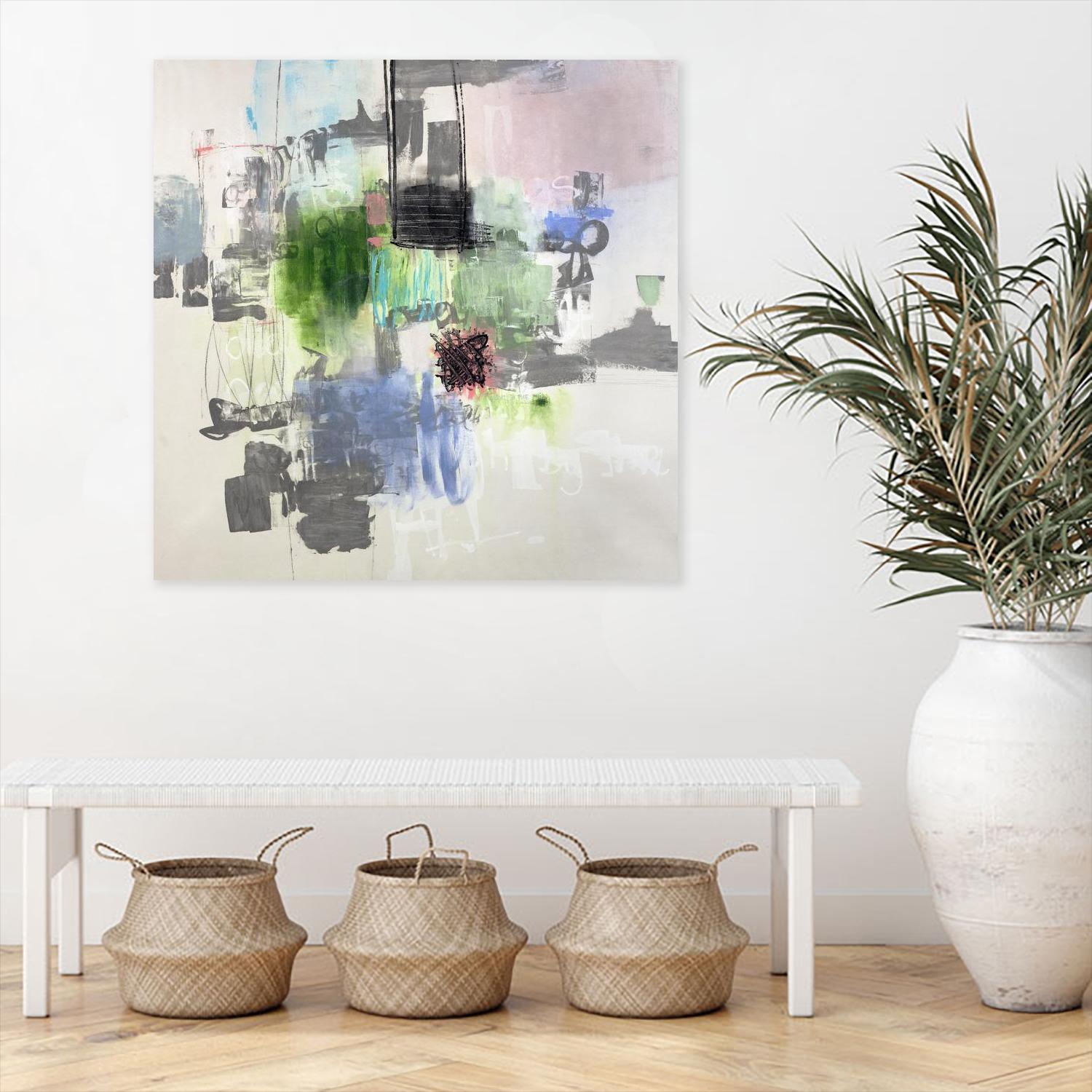 Uncontained by Daleno Art on GIANT ART - grey abstract abstrait