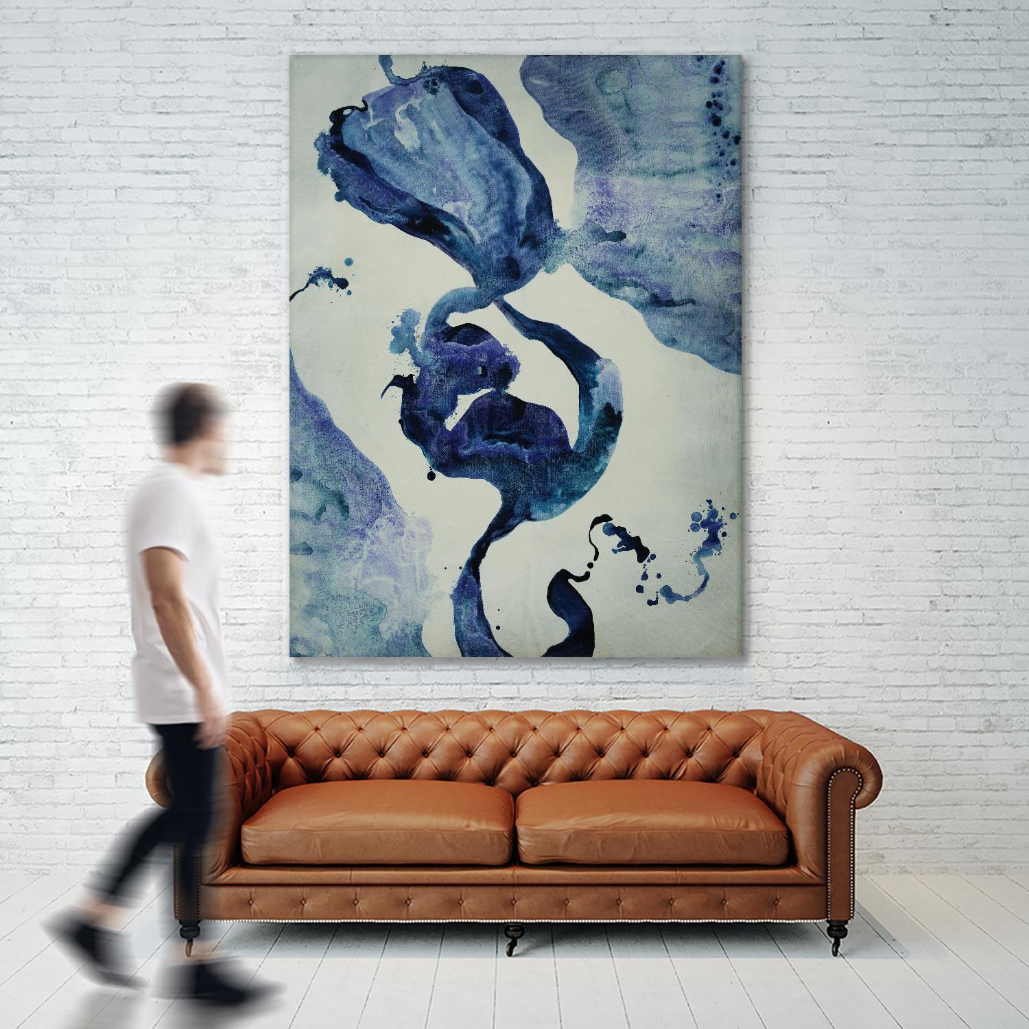 Inky Waters III by Daleno Art on GIANT ART - abstract