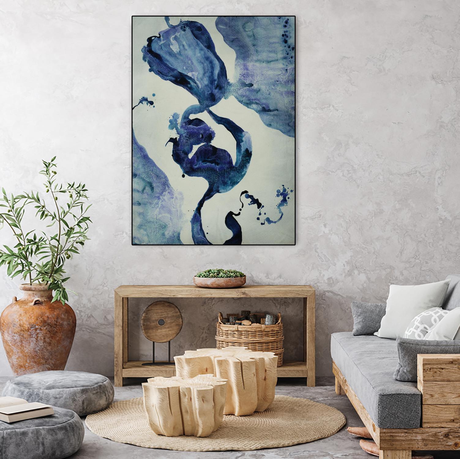 Inky Waters III by Daleno Art on GIANT ART - abstract