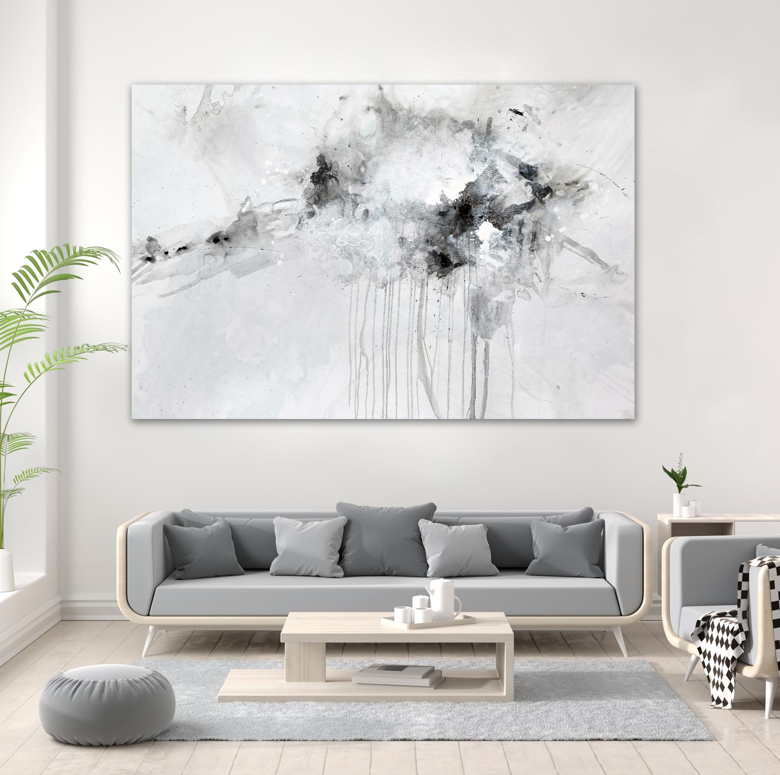 Silent Explosion by Daleno Art on GIANT ART - blue abstract abstrait
