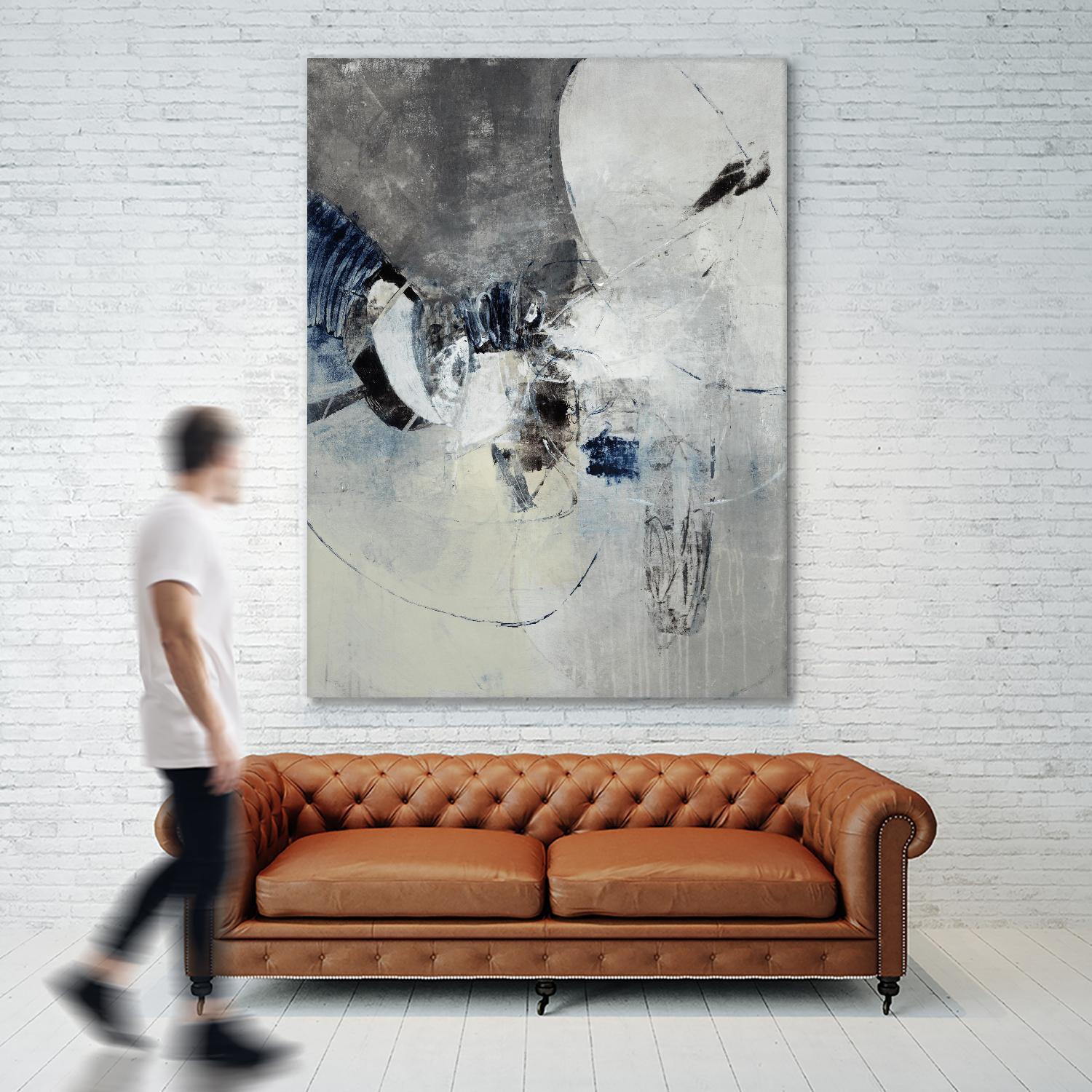 Solid Strike I by Daleno Art on GIANT ART - grey abstract abstrait