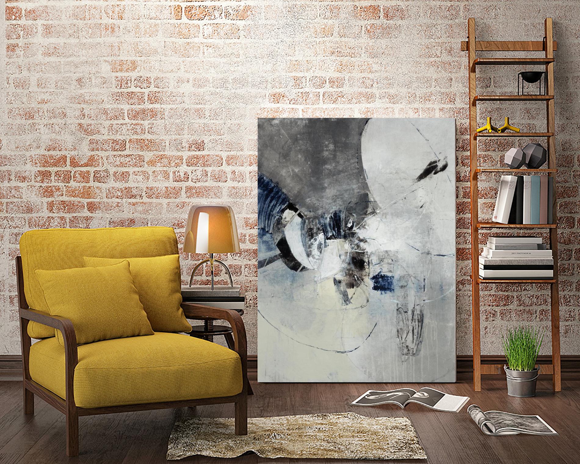 Solid Strike I by Daleno Art on GIANT ART - grey abstract abstrait