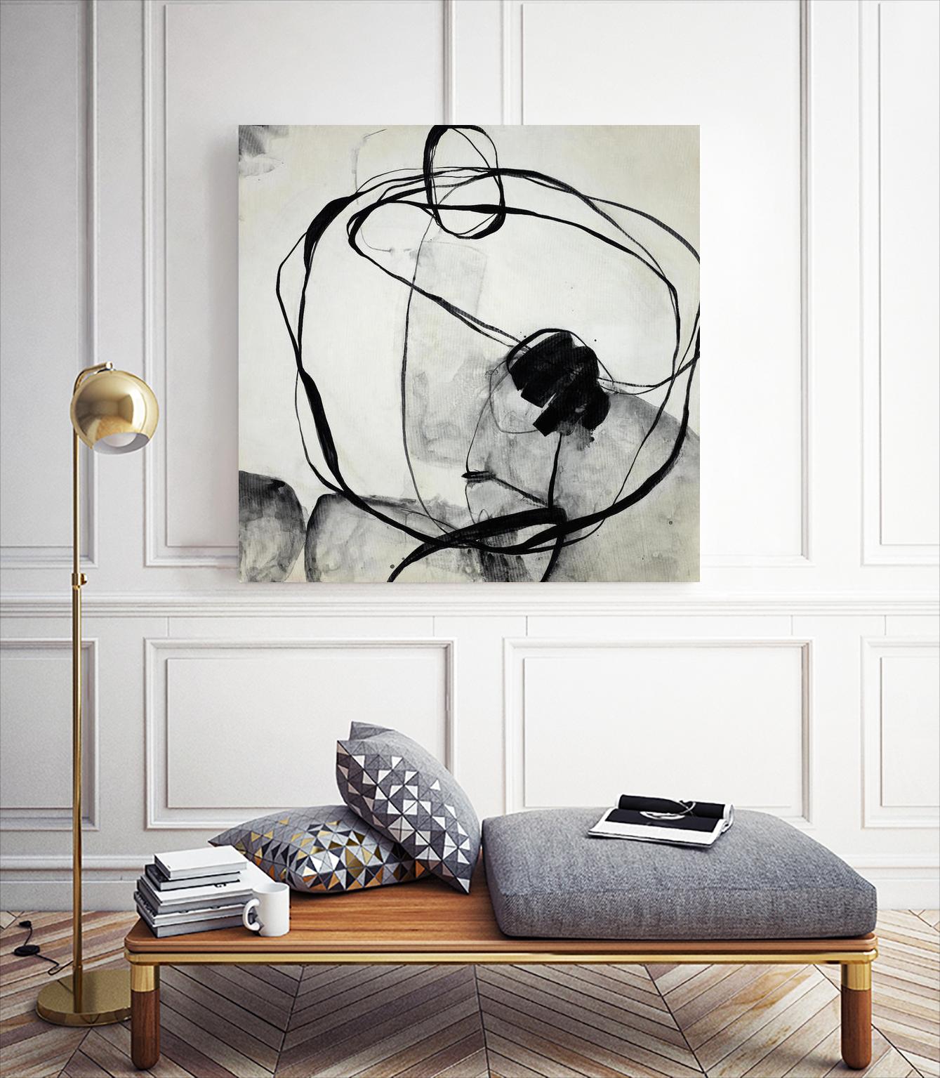 Big Mouth Blabber by Daleno Art on GIANT ART - white black & white abstrait