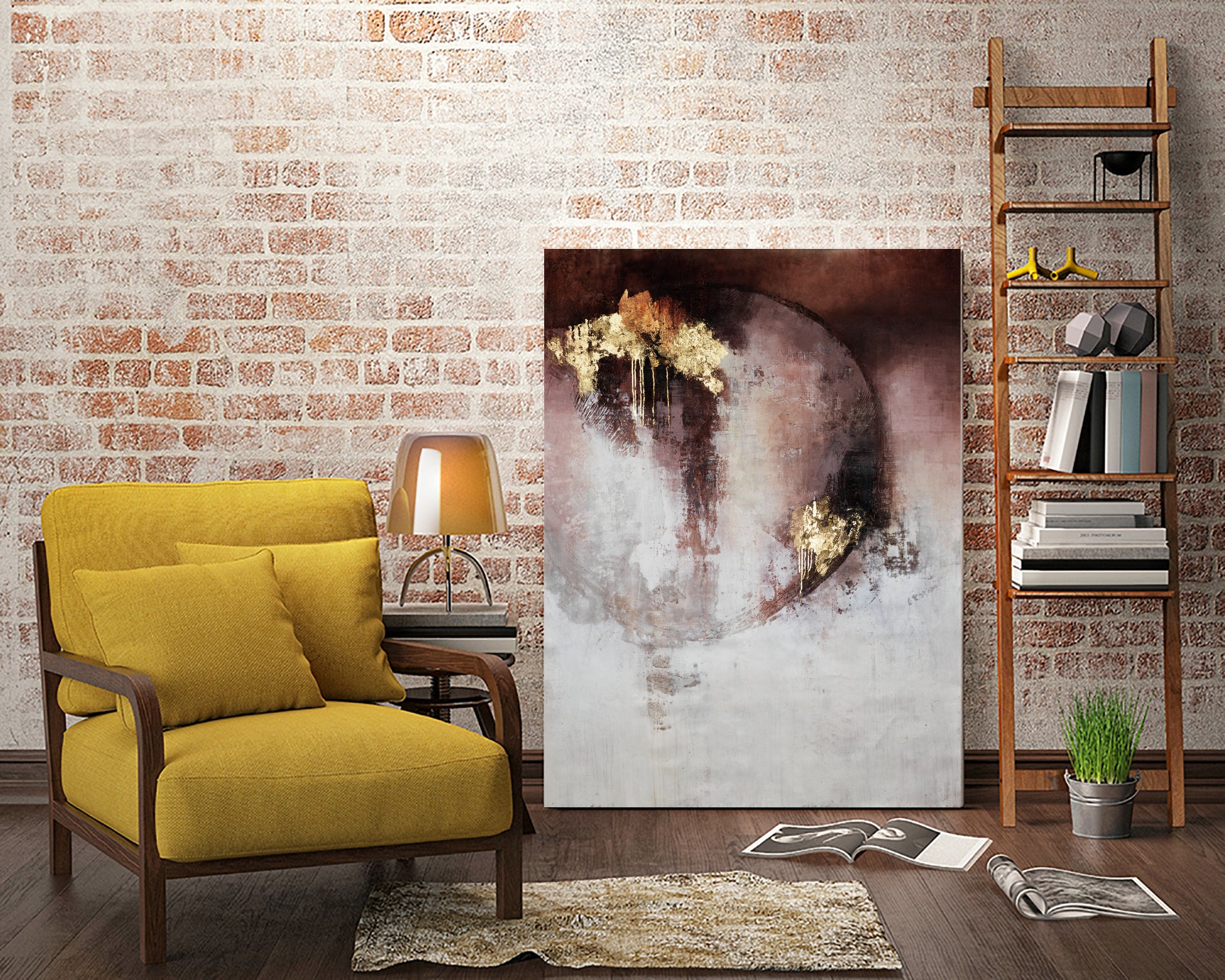 Vintage Wines II by Daleno Art on GIANT ART - abstract