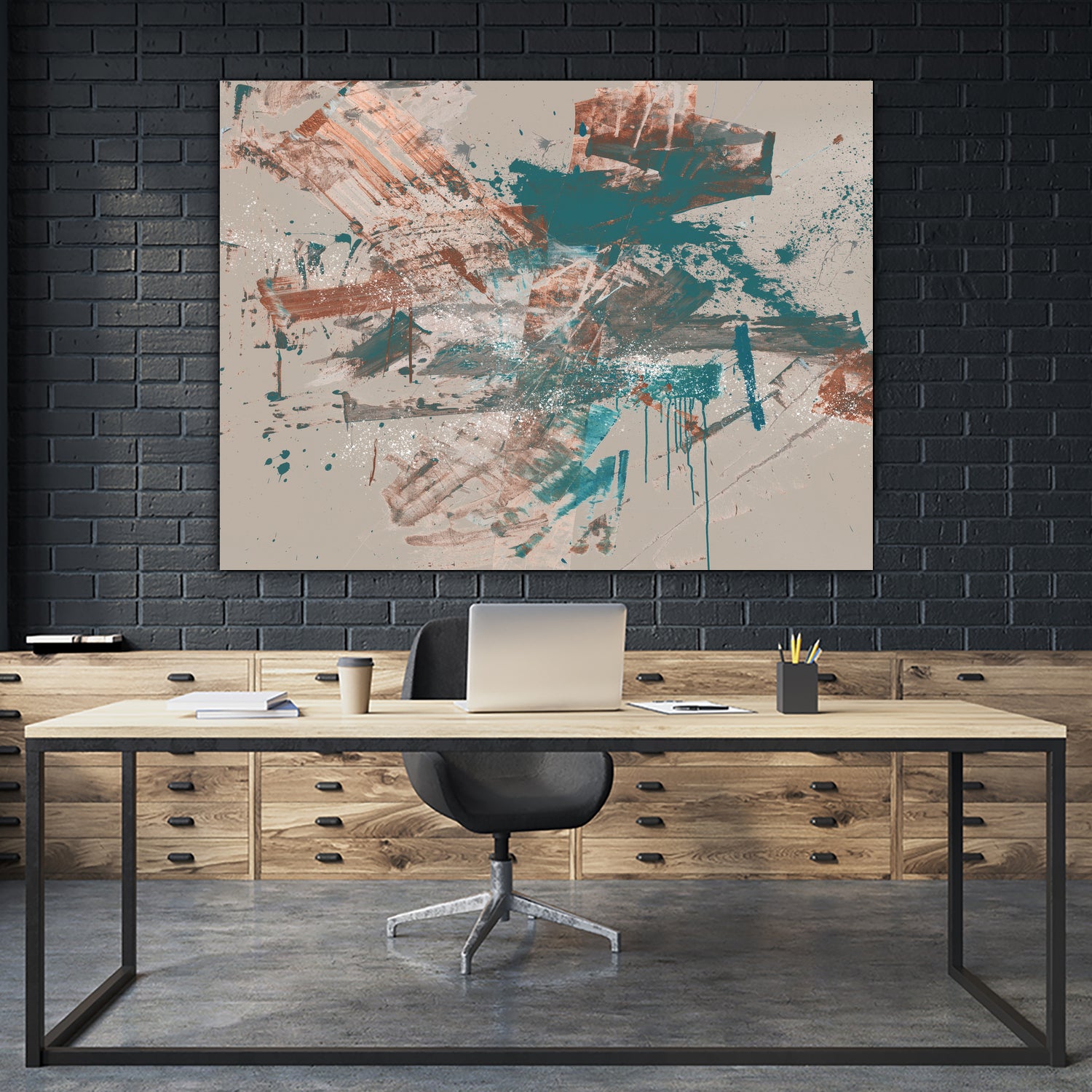 Fresh Grind II by Daleno Art on GIANT ART - multi abstract