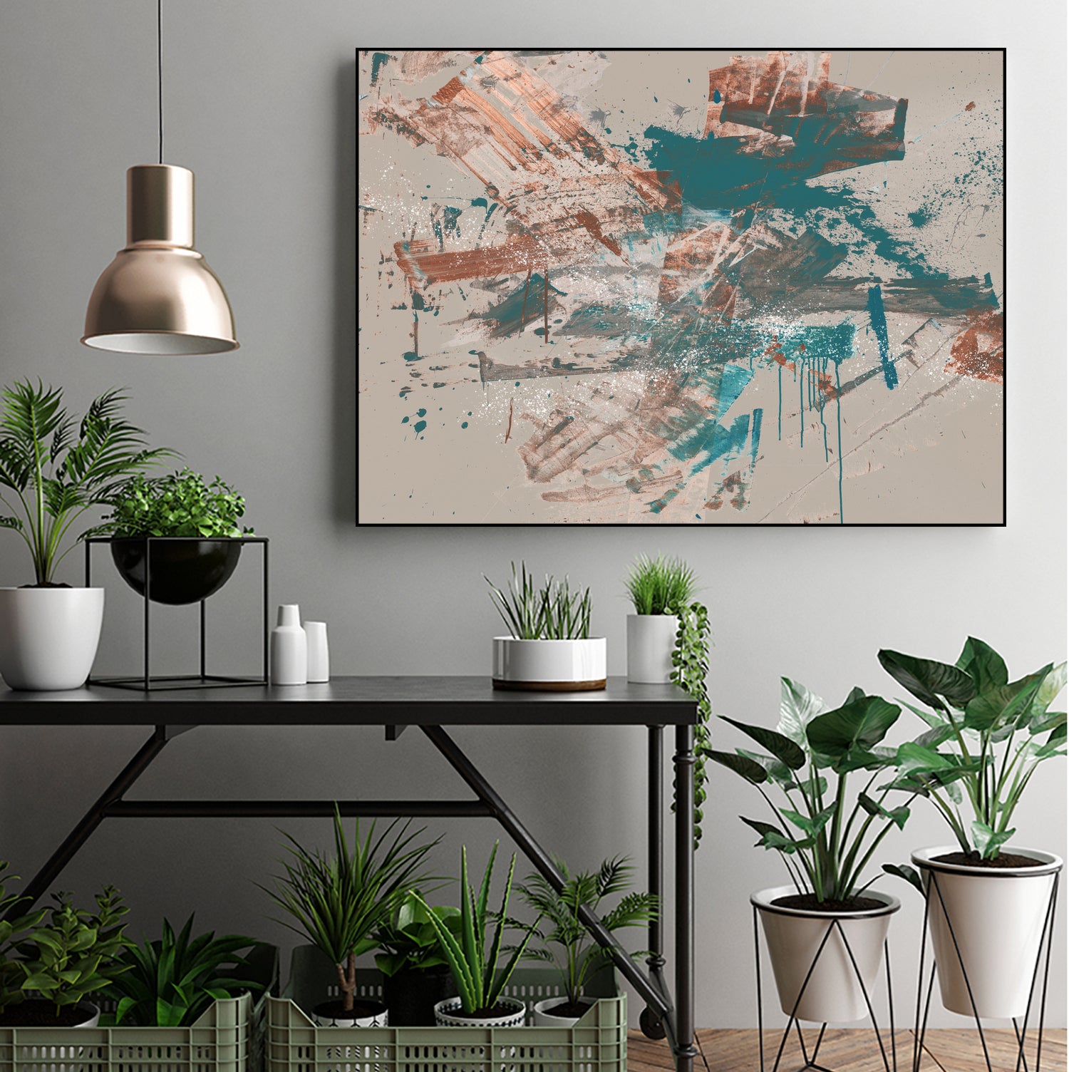 Fresh Grind II by Daleno Art on GIANT ART - multi abstract