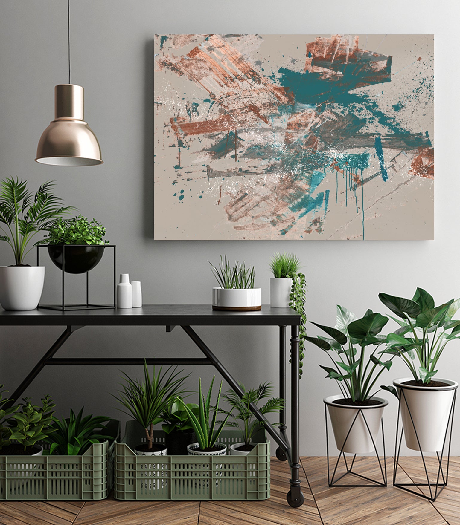 Fresh Grind II by Daleno Art on GIANT ART - multi abstract