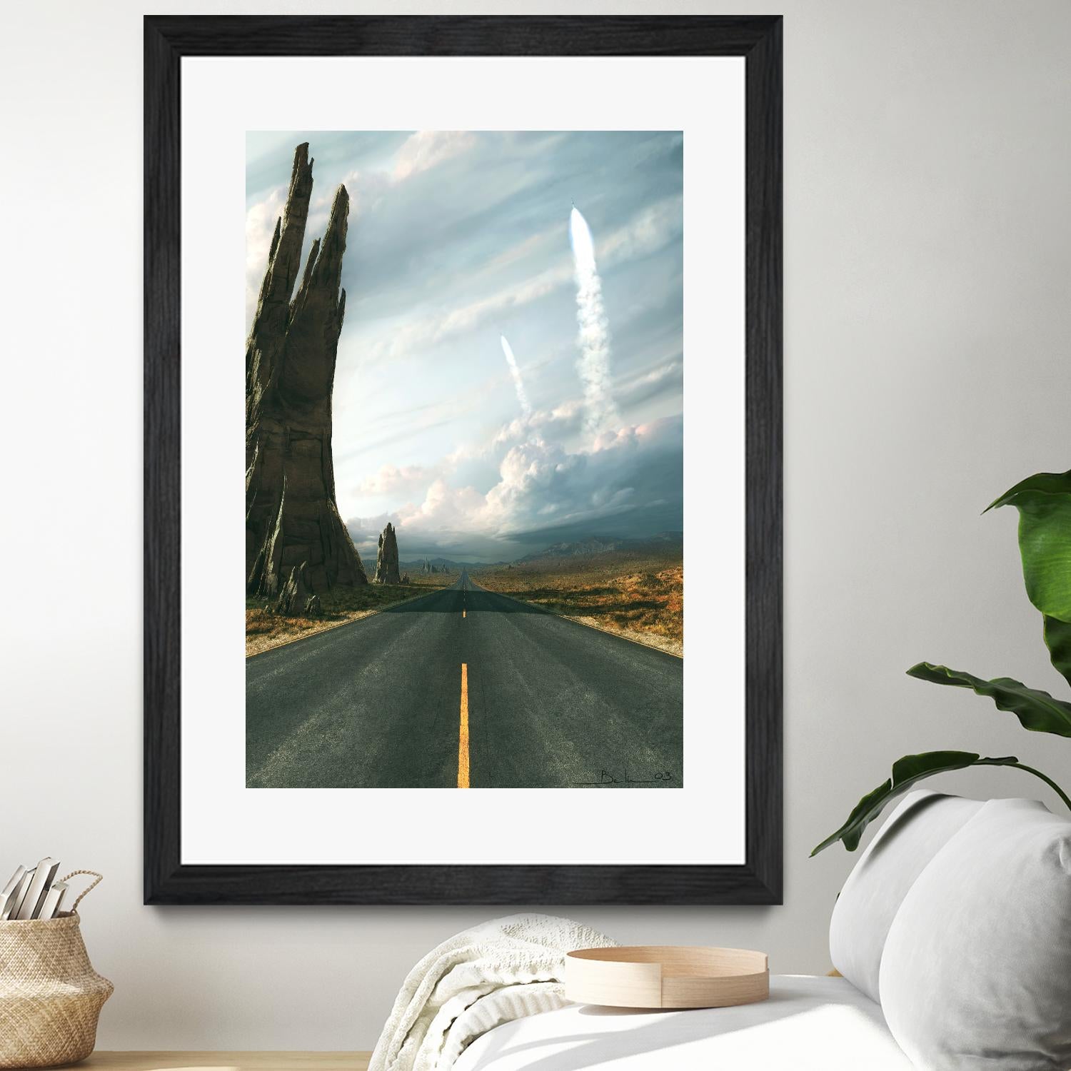 Mission by Stephane Belin on GIANT ART - grey landscape