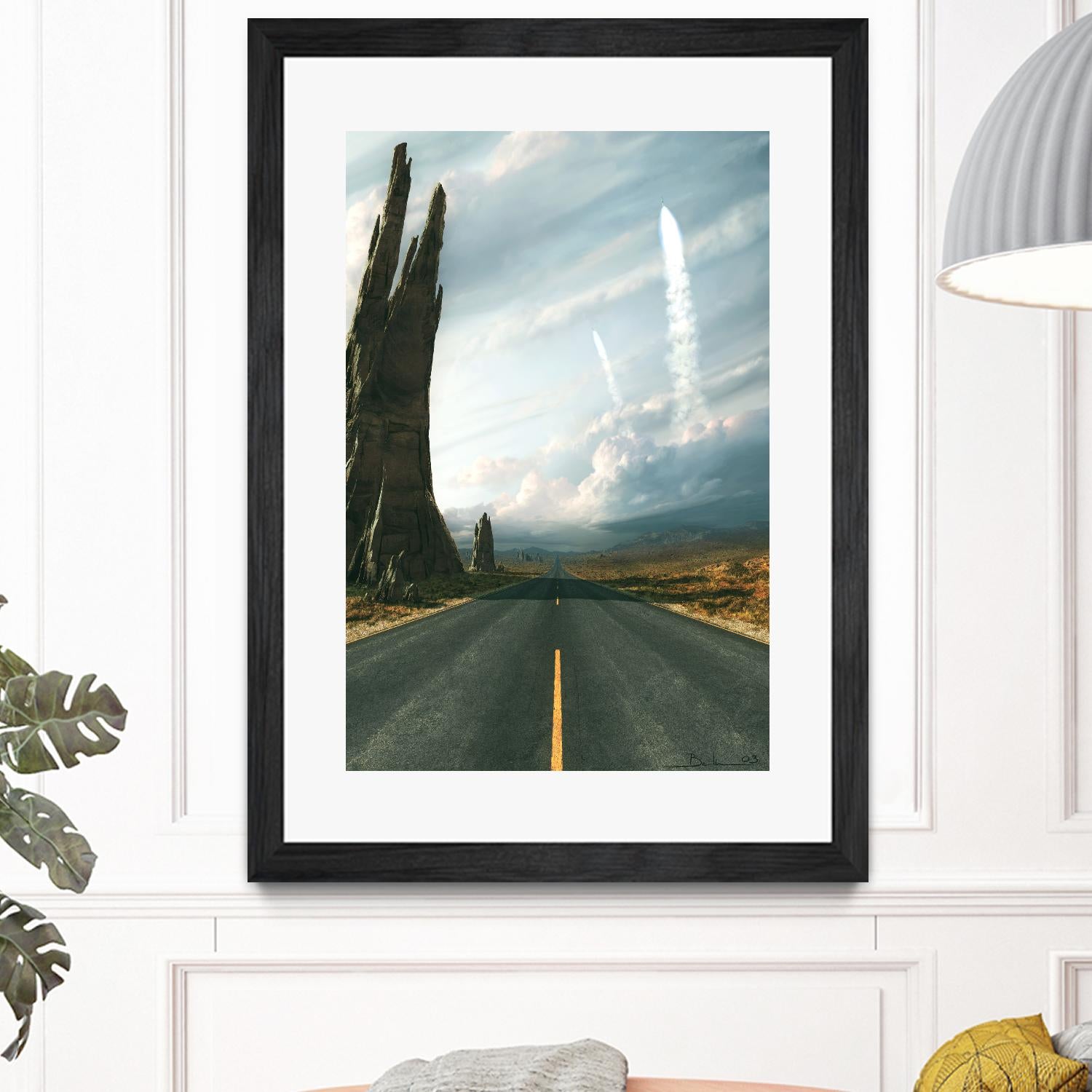 Mission by Stephane Belin on GIANT ART - grey landscape