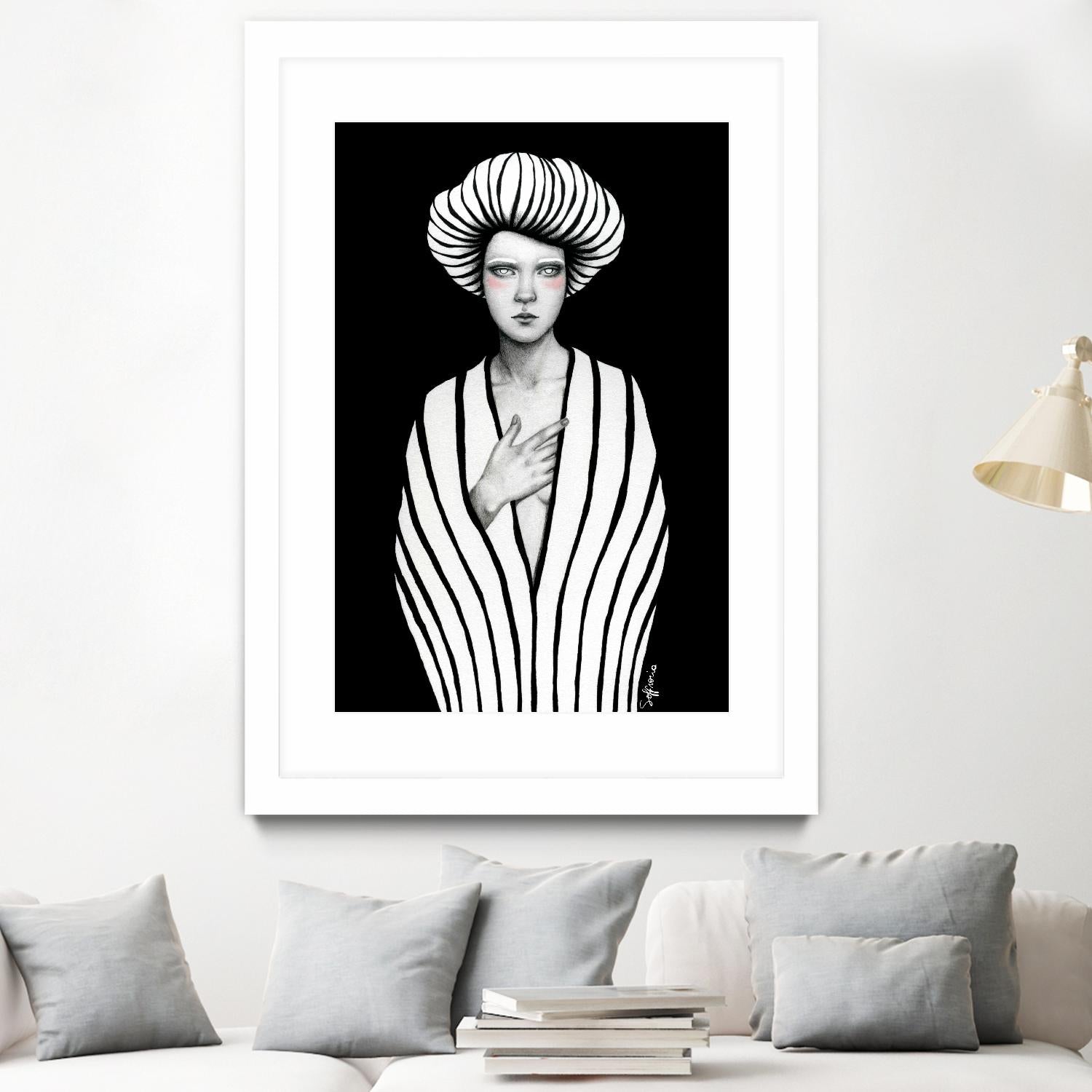 Elaine by Sofia Bonati on GIANT ART - black men and women