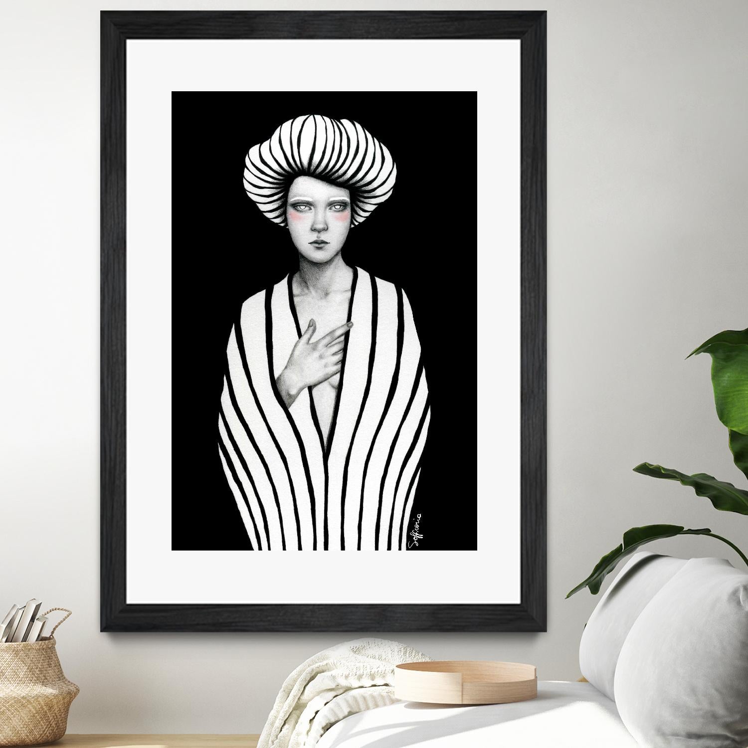 Elaine by Sofia Bonati on GIANT ART - black men and women