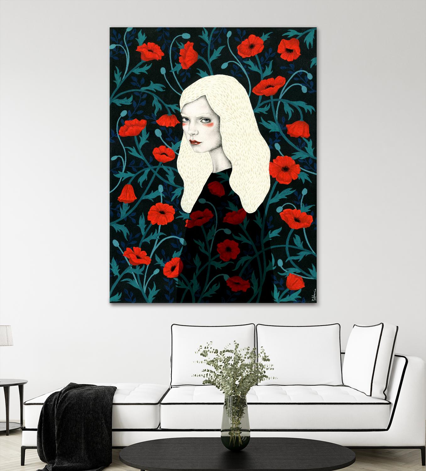 Poppy by Sofia Bonati on GIANT ART - red men and women