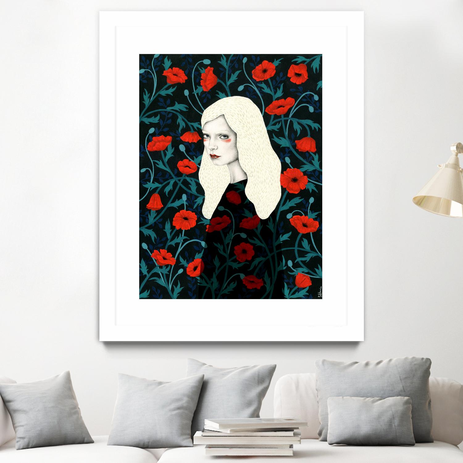 Poppy by Sofia Bonati on GIANT ART - red men and women