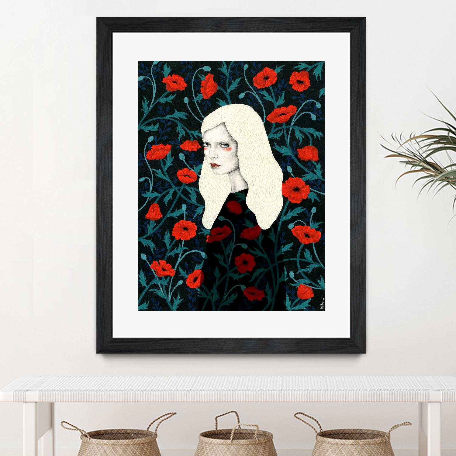 Poppy by Sofia Bonati on GIANT ART - red men and women
