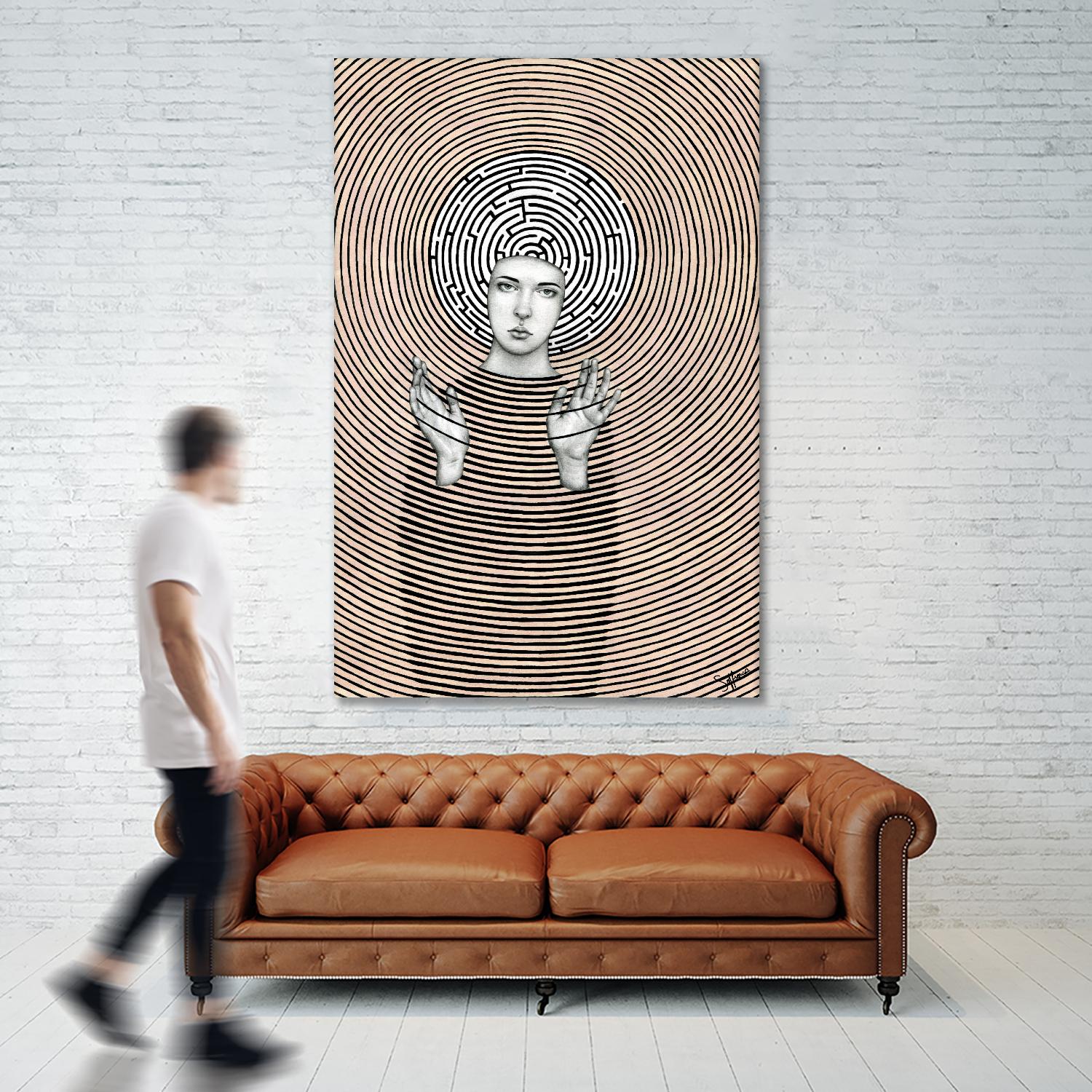 Vanda by Sofia Bonati on GIANT ART - black men and women