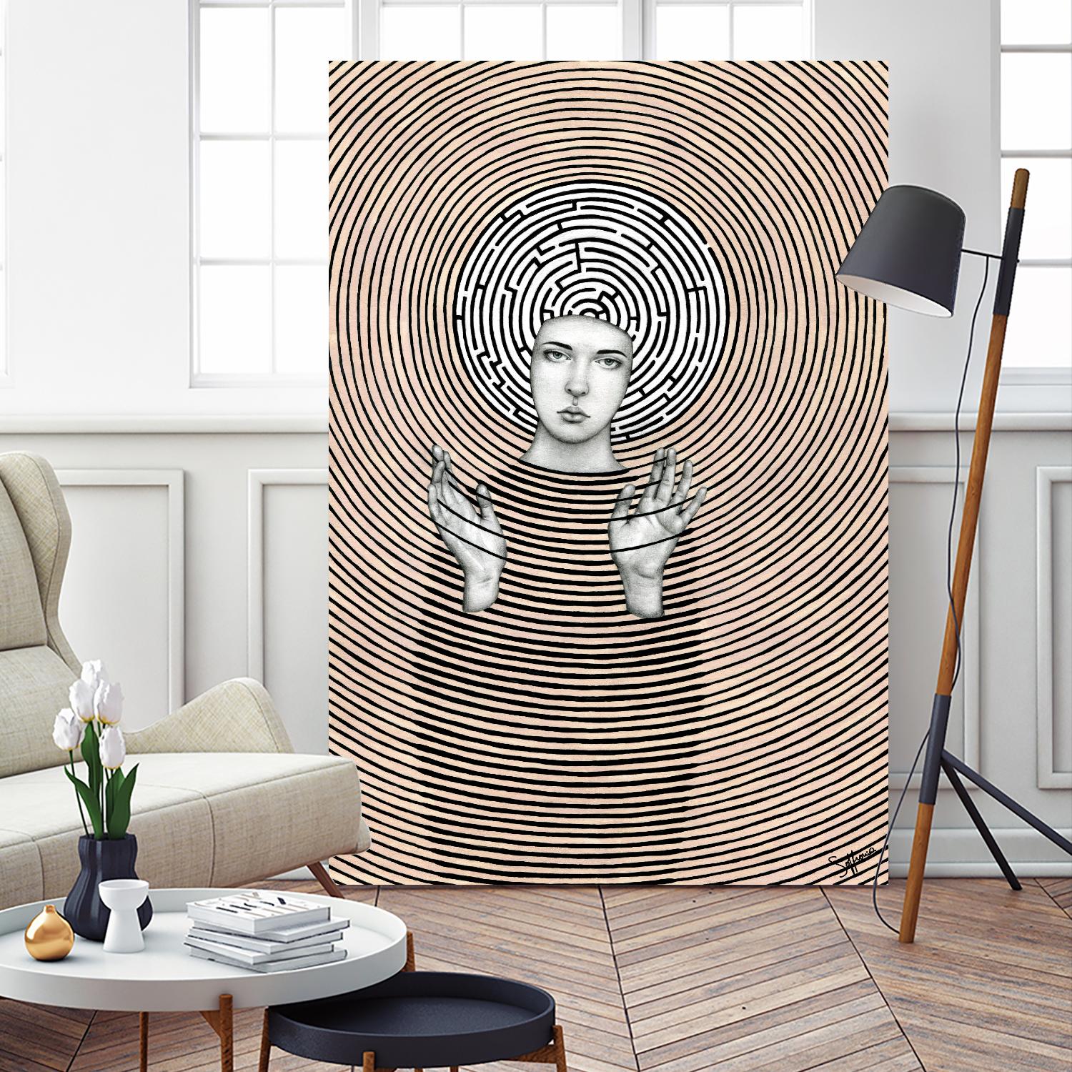 Vanda by Sofia Bonati on GIANT ART - black men and women