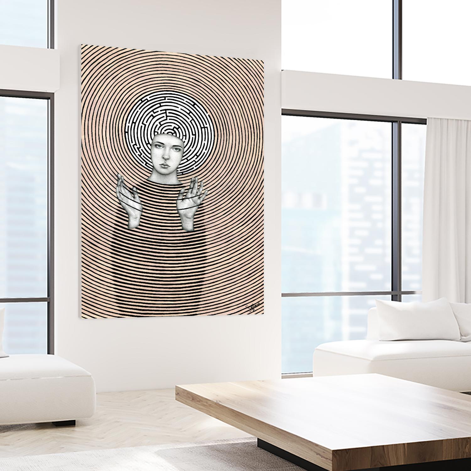 Vanda by Sofia Bonati on GIANT ART - black men and women