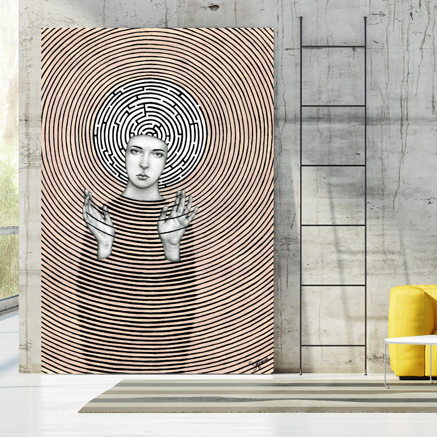 Vanda by Sofia Bonati on GIANT ART - black men and women