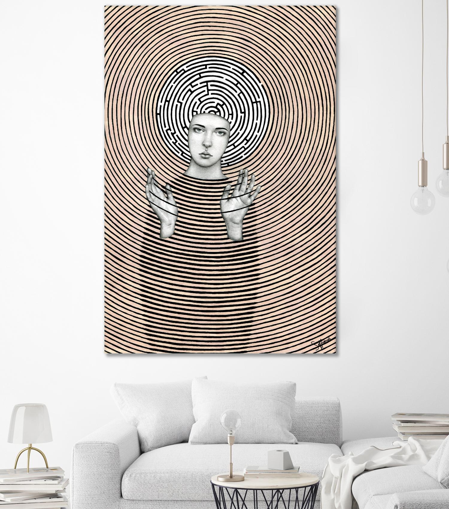 Vanda by Sofia Bonati on GIANT ART - black men and women